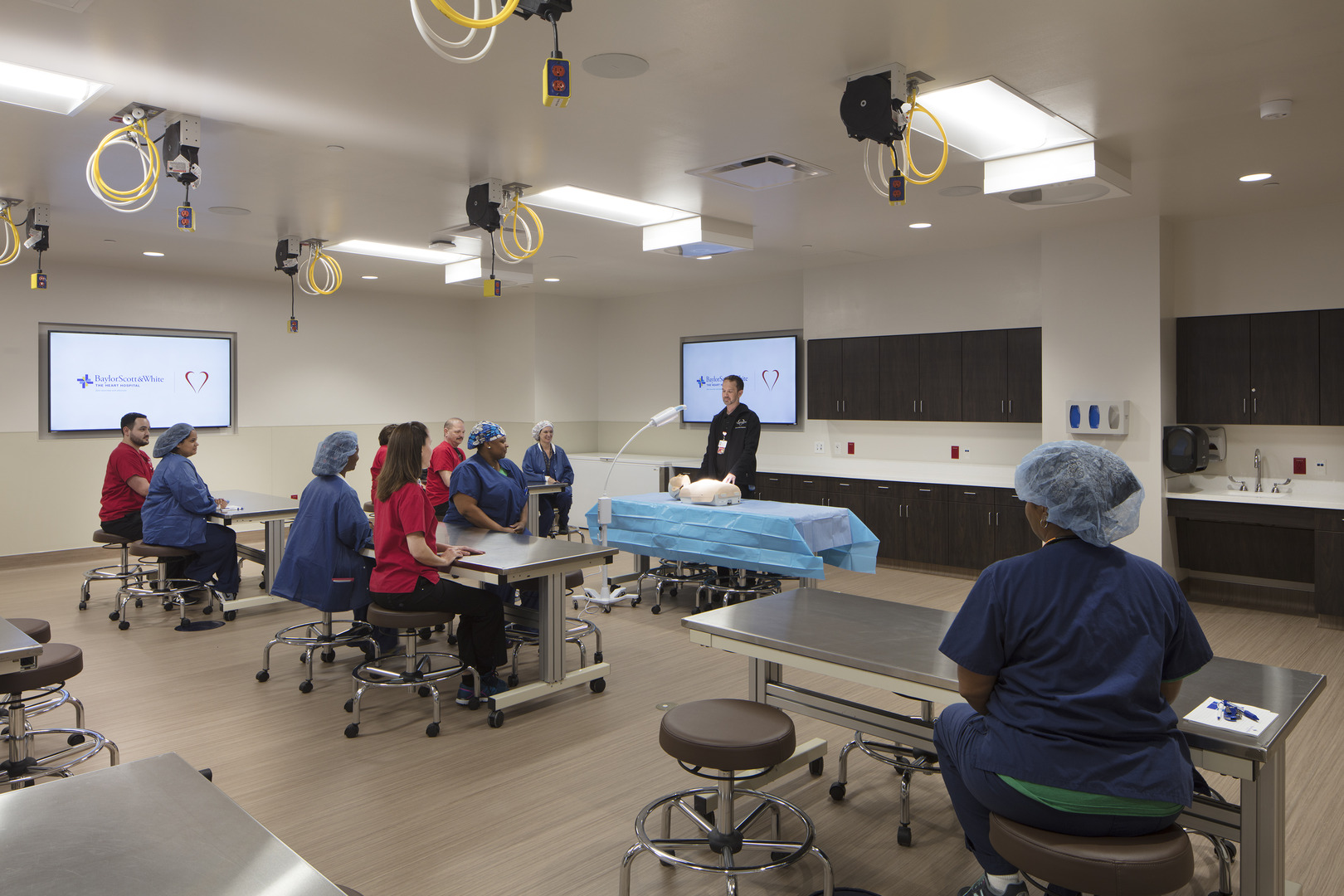 Teaching hospital room